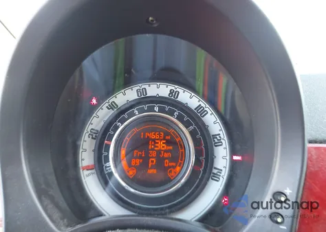 2012 Fiat 500 Pop z USA, uszkodzony, nr VIN 3C3CFFAR9CT186810